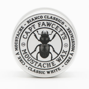 Captain Fawcett Bianco Classico Moustache Wax Premium Hold & Timeless Style