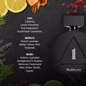 Anthony 1 Eau De Parfum 3.4 Oz / 100 Ml