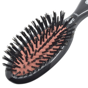 Petite brosse à cheveux à poils noirs purs Classic Shine