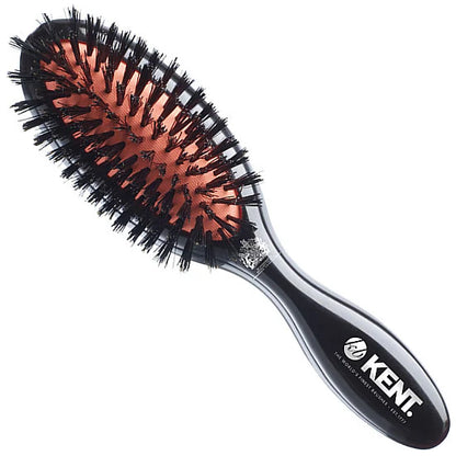 Petite brosse à cheveux à poils noirs purs Classic Shine