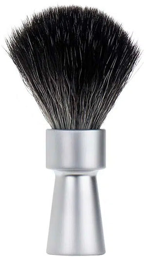 MERKUR Shaving Brush 1100 with Vegan Synthetic Hair in Matt Chrome