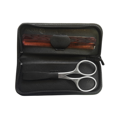 Niegeloh Beard Care Set XS 2pc Manucure Set dans un étui de haute qualité