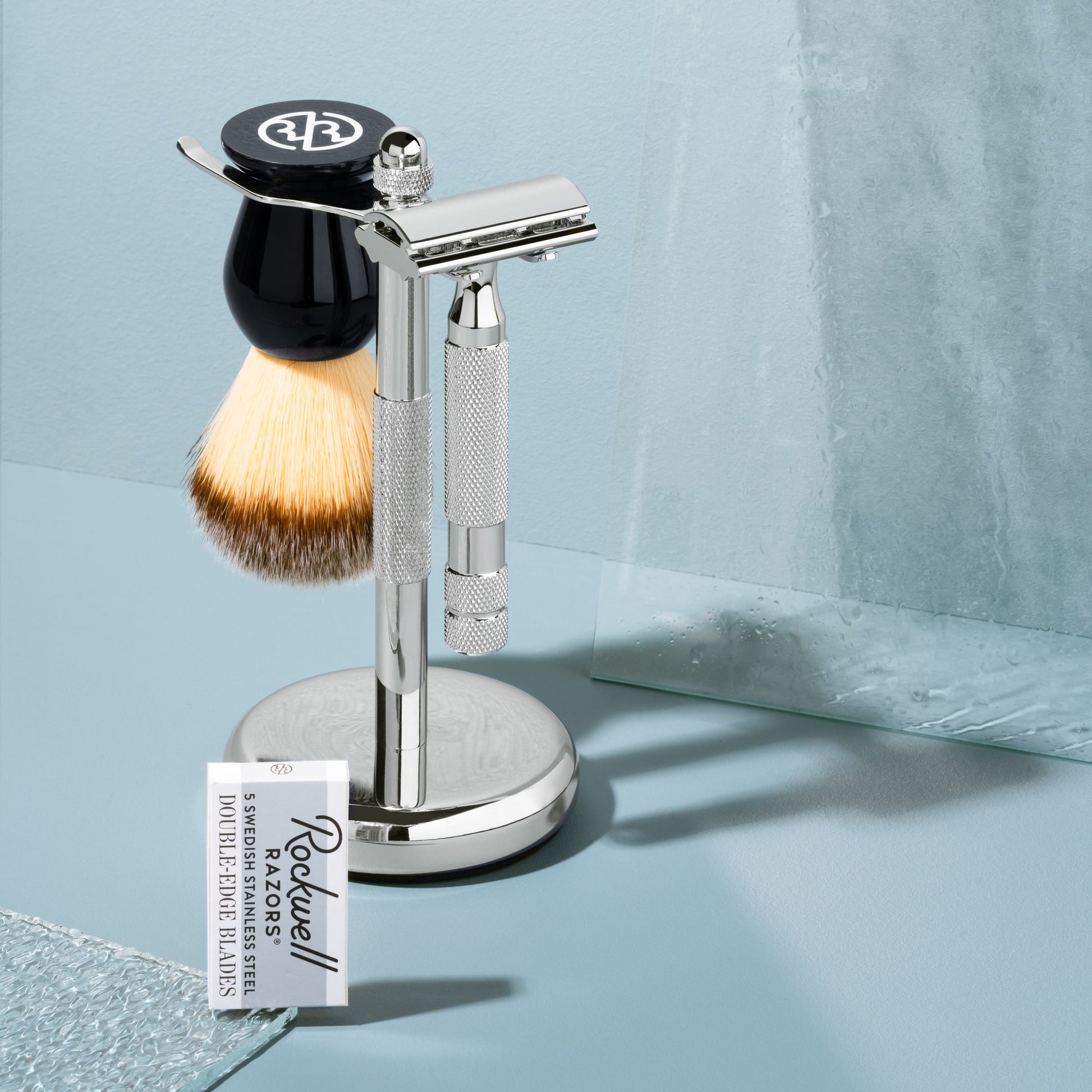 Rockwell Razors 3-Piece Set with 2C Adjustable Safety Razor