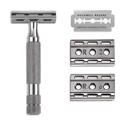 Rockwell Razors 6C Double Edge Razor - Gunmetal, Double Edge Safety Razors