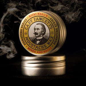 Coffret cadeau Captain Fawcett's Wax &amp; Moustache Peigne (Booze &amp; Baccy)