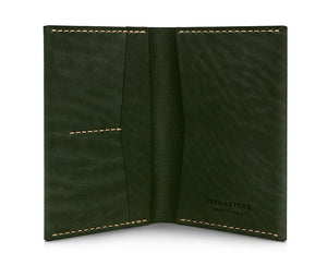 Ezra Arthur No. 5 Passport Case Green