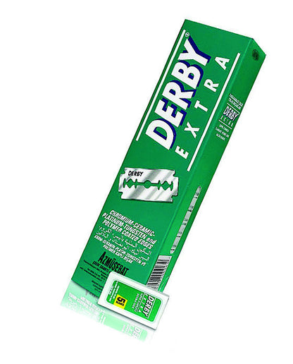 Derby Extra Double Edge Razor Blades (100 Blades/Pack), Razor Blades