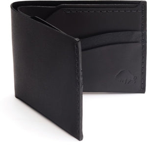 Ezra Arthur No. 6 Classic Bifold Jet Black