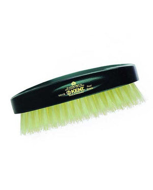 Kent Military Brush, Rectangular, White Bristles, Ebonywood, Hair Brushes