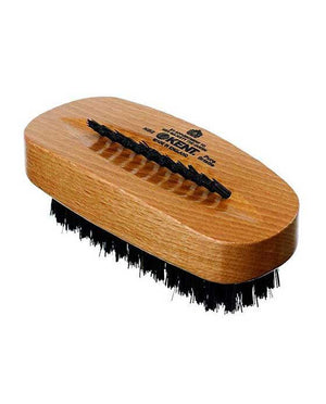 Kent K-NB2 Aqua Nail Brush, Black Bristles With Row Of Bristle On Back, Beechwood, Tweezers & Implements