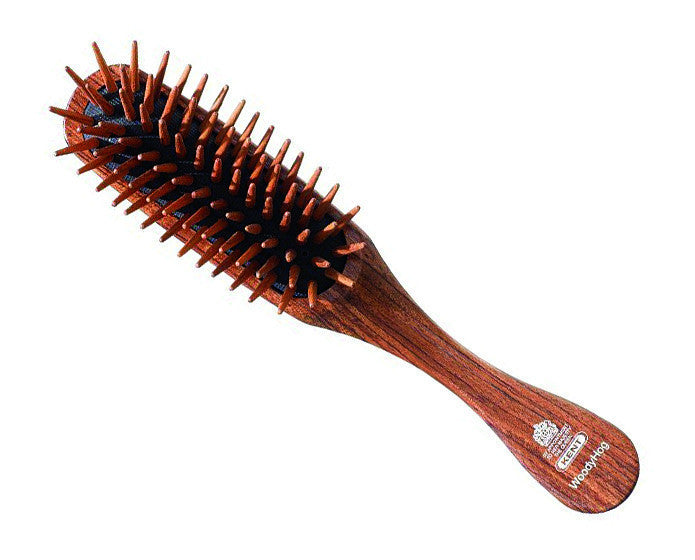 Kent Hog Brush, Cushion Base, Rosewood Quill & Handle, Hair Brushes