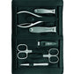 Niegeloh Imantado XL 7pc Manicure Set In High Quality Leather Case, Manicure Sets