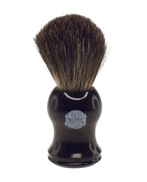 Progress Vulfix Pure Badger Shaving Brush, Black Handle, 