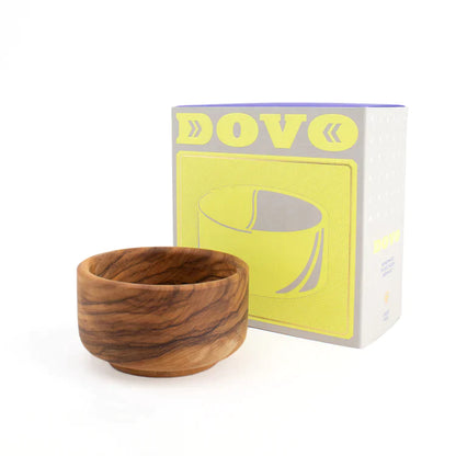 Bol à savon de rasage Dovo en bois d'olivier